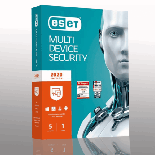 ESET MultiDevice Security, antivirus licence for 5 devices