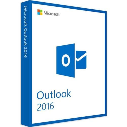Microsoft Outlook 2016, one-time purchase product key licence