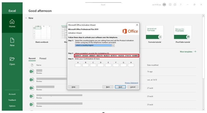 How to install Microsoft office 2021  (online or by phone), Instant software Key