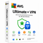 AVG Ultimate with Secure VPN, antivirus and VPN licence bundle