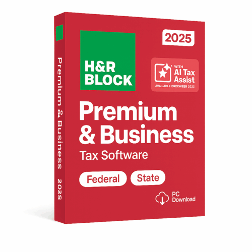 H&R Block Premium & Business Tax Software 2025 license key