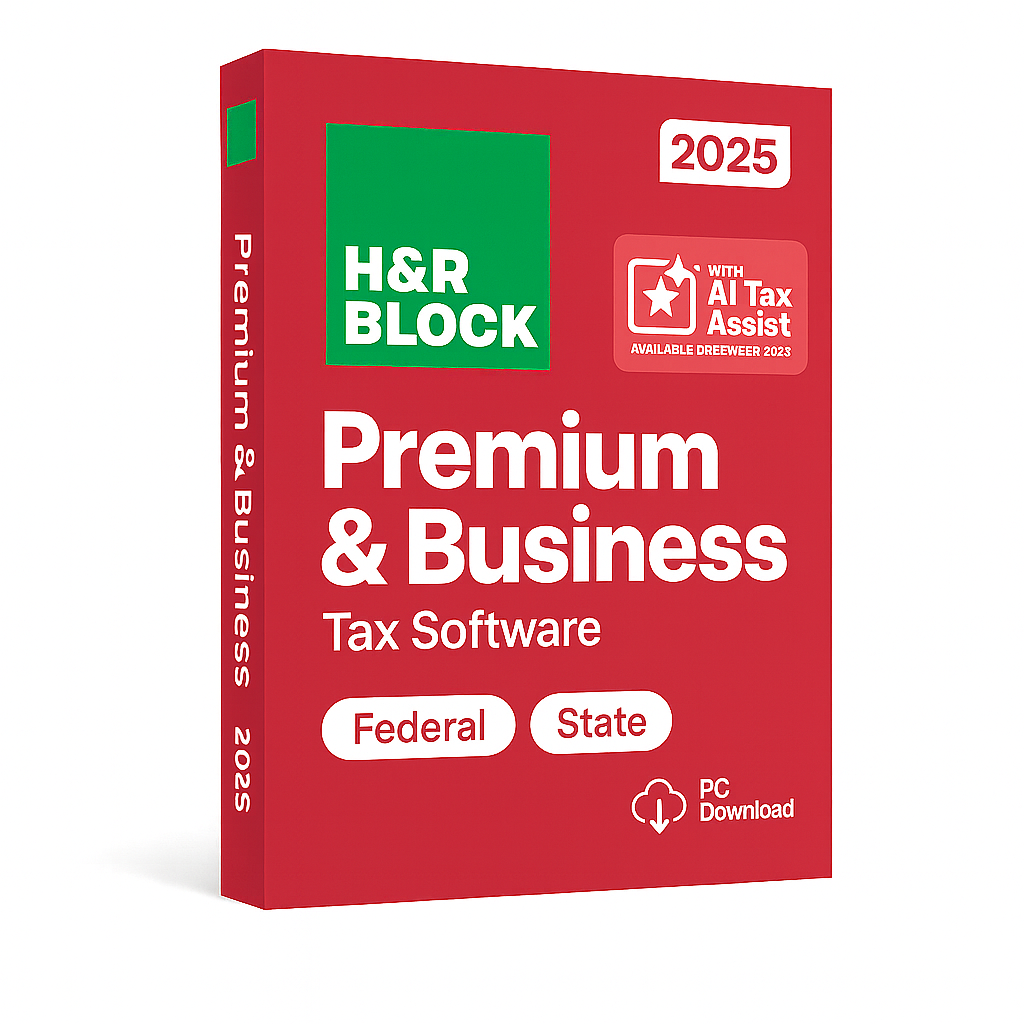 H&R Block Premium & Business Tax Software 2025