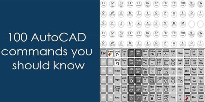 AutoCAD drawing commands demonstration with basic geometry creation