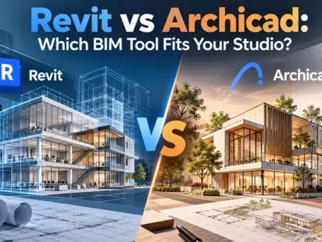 Revit and Archicad compared for architecture studios